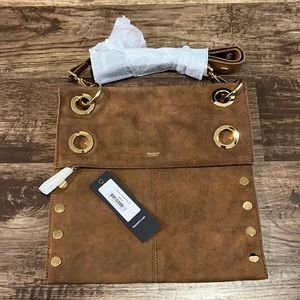 Hammit Montana Reversible crossbody Arches Buffed and Brushed Gold